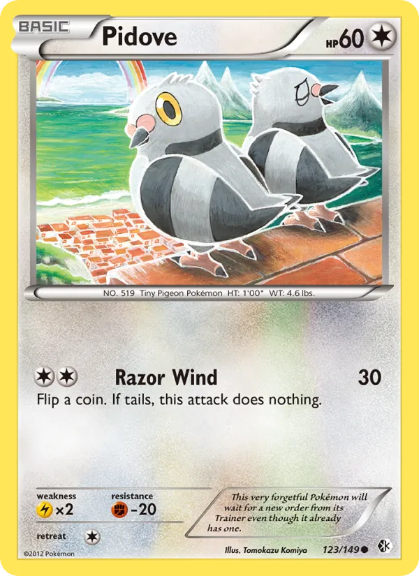 Pidove - Boundaries Crossed Pokemon Card