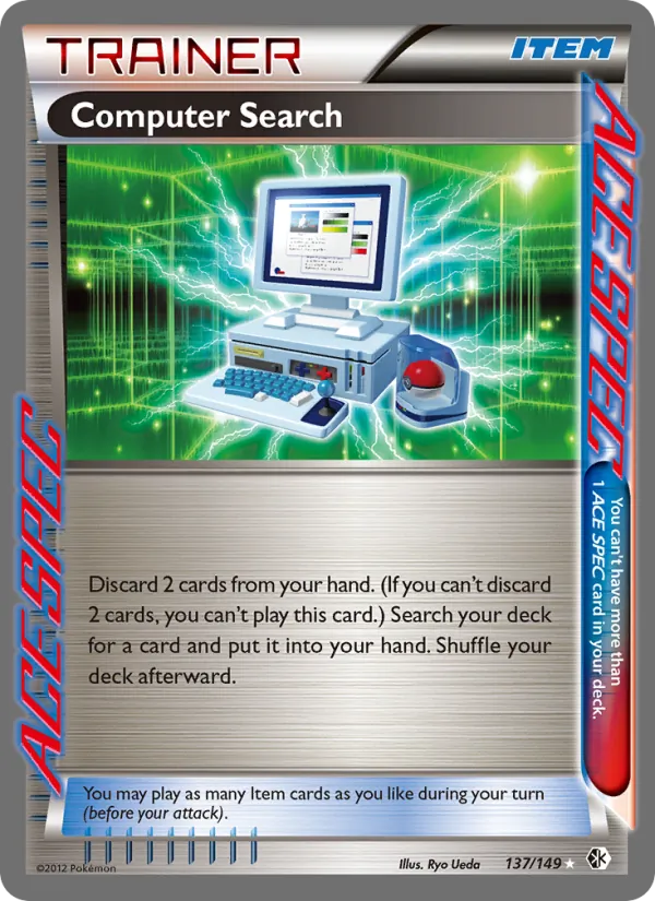 Computer Search - Boundaries Crossed Pokemon Card