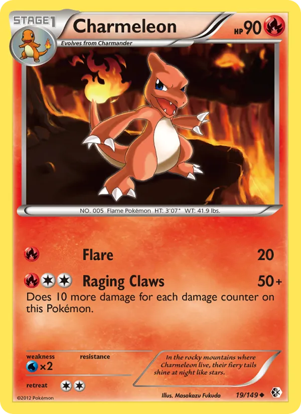Charmeleon - Boundaries Crossed Pokemon Card
