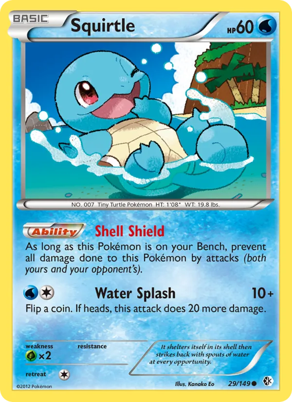 Squirtle - Boundaries Crossed Pokemon Card