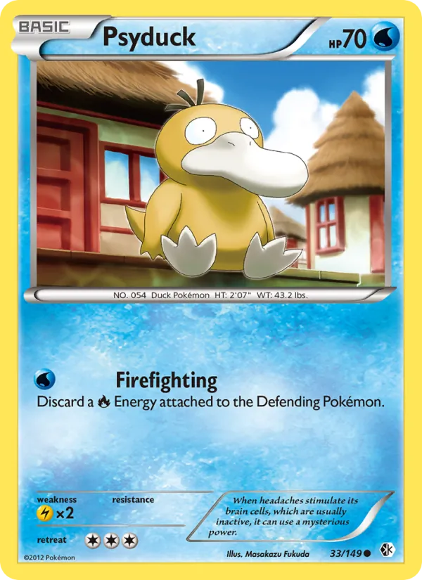 Psyduck - Boundaries Crossed Pokemon Card