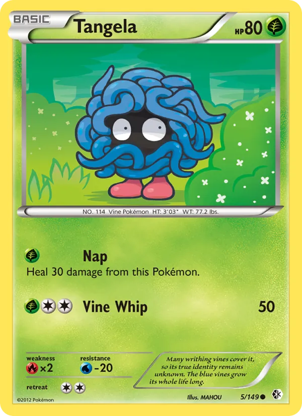 Tangela - Boundaries Crossed Pokemon Card