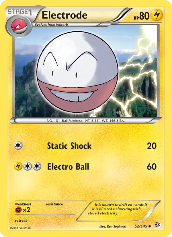 Electrode - Boundaries Crossed Pokemon Card