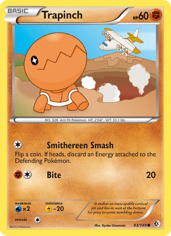 Trapinch - Boundaries Crossed Pokemon Card