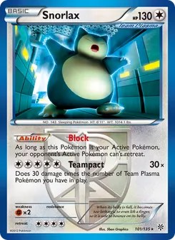 Snorlax - Plasma Storm