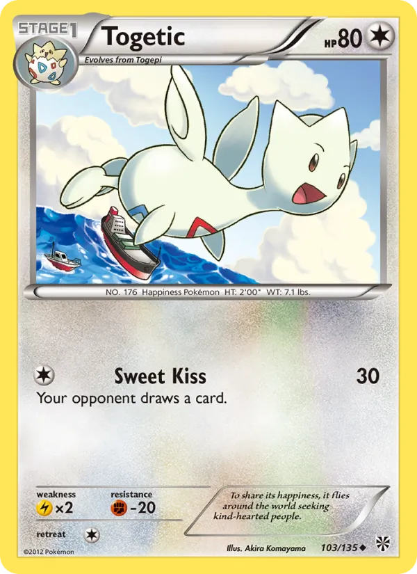 Togetic - Plasma Storm Pokemon Card
