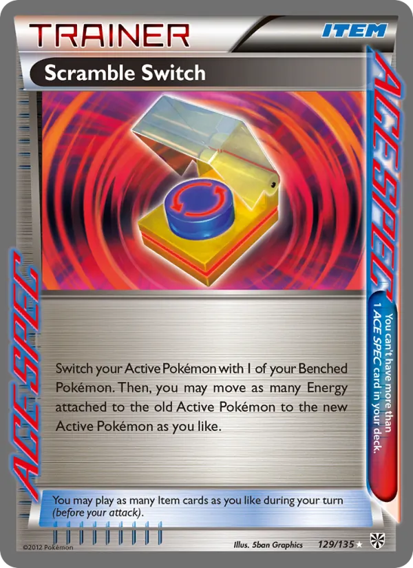 Scramble Switch - Plasma Storm Pokemon Card
