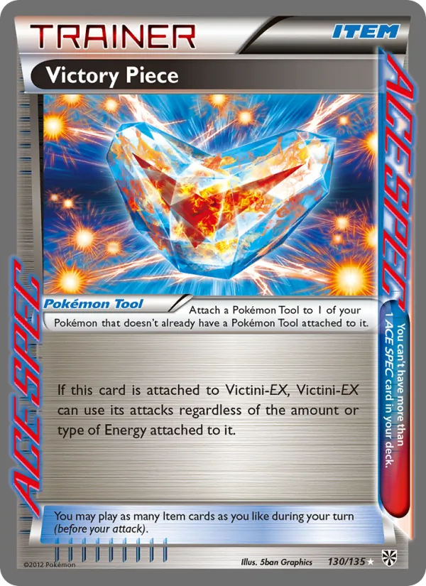Victory Piece - Plasma Storm Pokemon Card