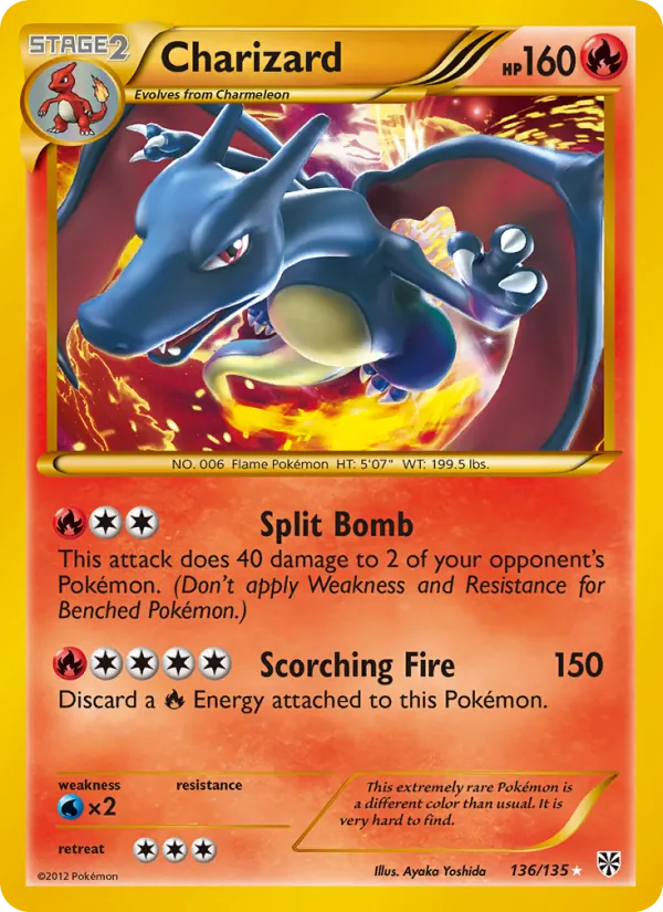 Charizard - Plasma Storm Pokemon Card