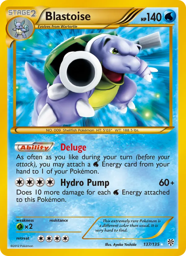 Blastoise - Plasma Storm Pokemon Card