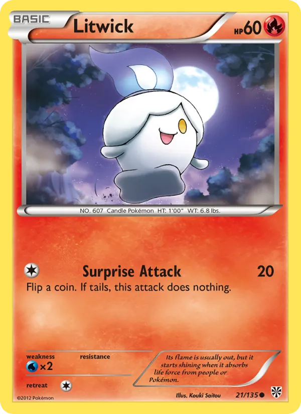 Litwick - Plasma Storm Pokemon Card