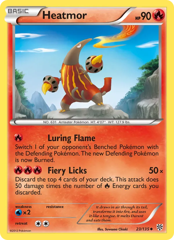 Heatmor - Plasma Storm Pokemon Card