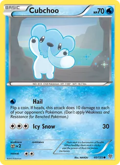 Cubchoo - Plasma Storm
