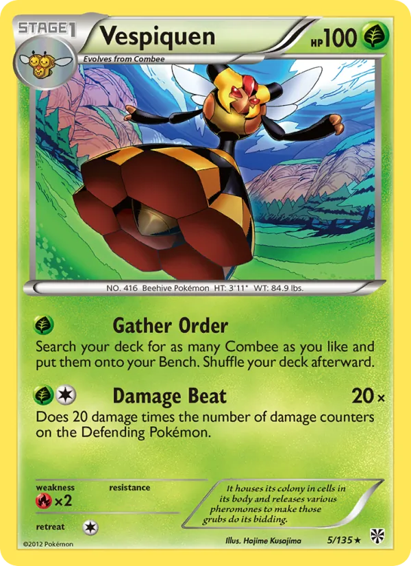 Vespiquen - Plasma Storm Pokemon Card