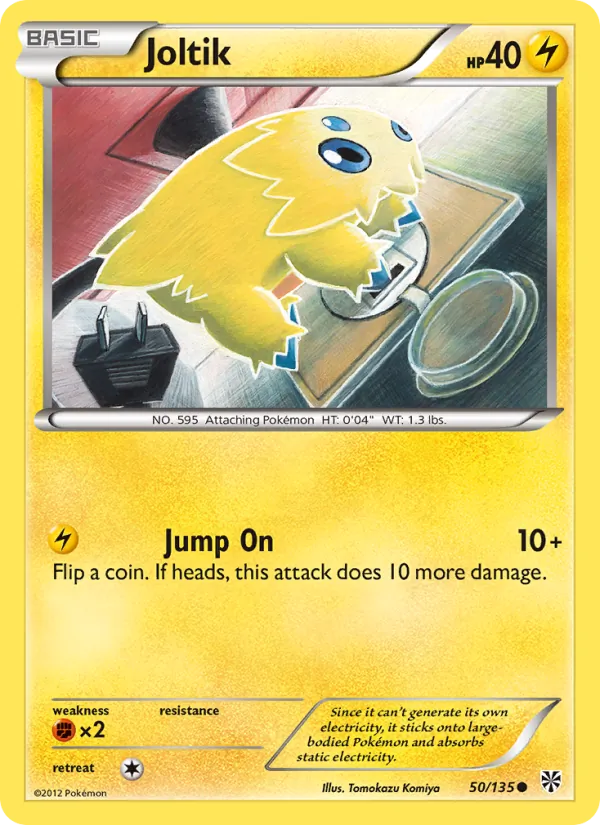 Joltik - Plasma Storm Pokemon Card