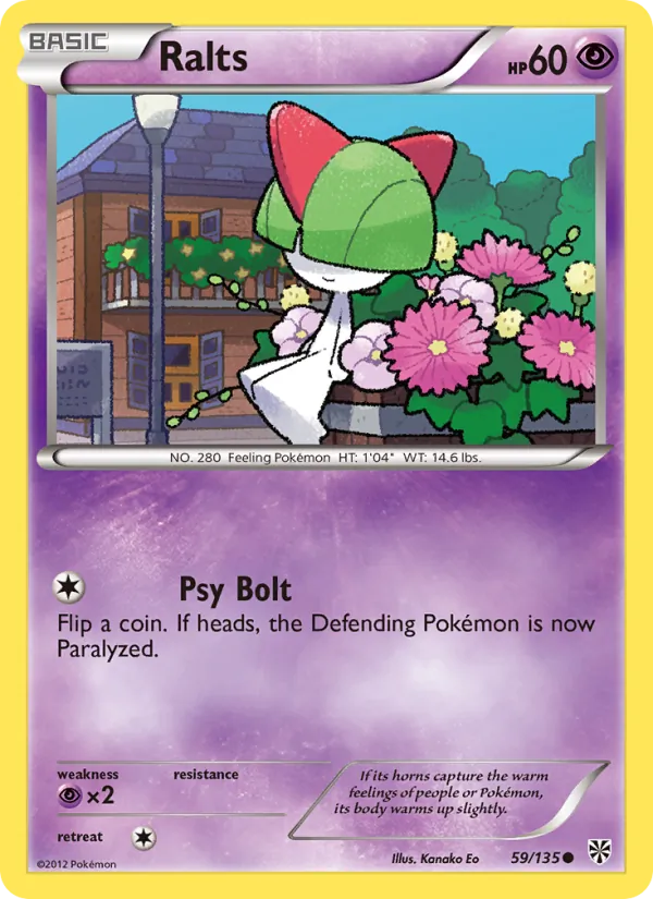 Ralts - Plasma Storm Pokemon Card