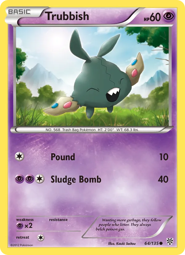 Trubbish - Plasma Storm Pokemon Card