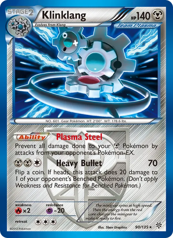 Klinklang - Plasma Storm Pokemon Card