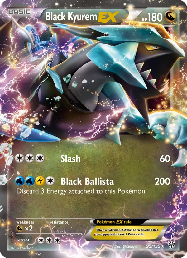 Black Kyurem-EX - Plasma Storm Pokemon Card