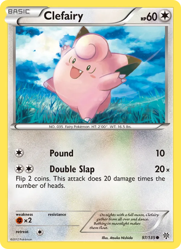 Clefairy - Plasma Storm Pokemon Card