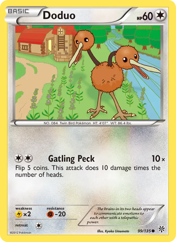 Doduo - Plasma Storm Pokemon Card