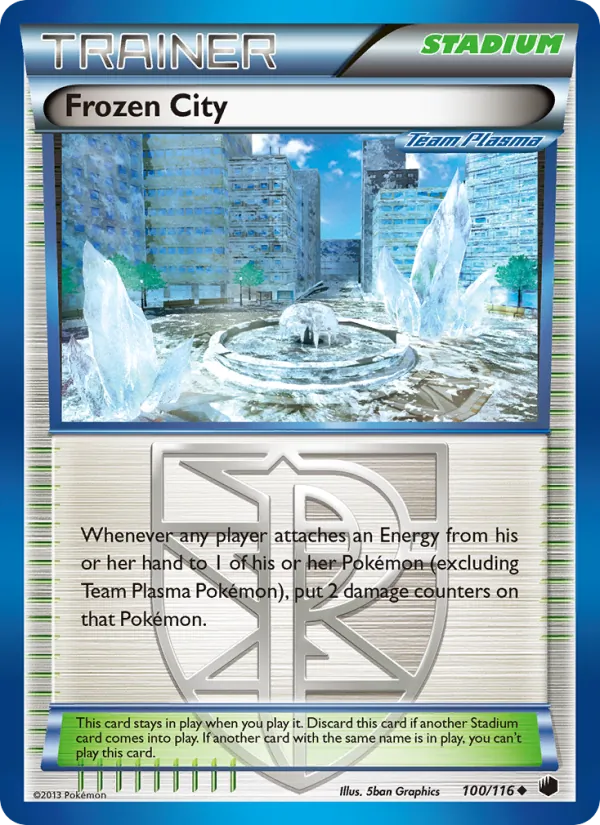 Frozen City - Plasma Freeze Pokemon Card