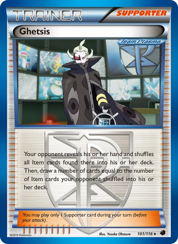 Ghetsis - Plasma Freeze Pokemon Card