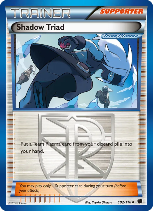 Shadow Triad - Plasma Freeze Pokemon Card