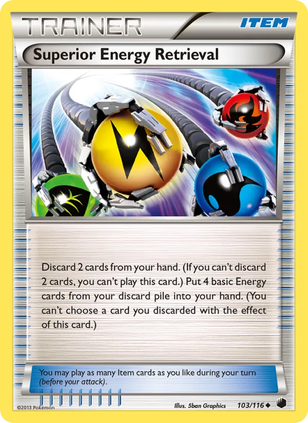 Superior Energy Retrieval - Plasma Freeze Pokemon Card