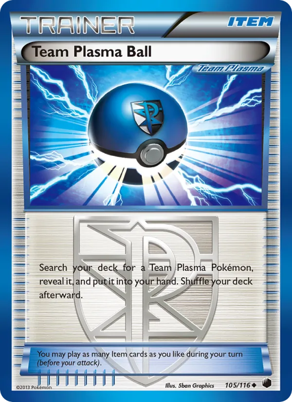 Team Plasma Ball - Plasma Freeze Pokemon Card