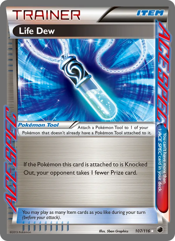 Life Dew - Plasma Freeze Pokemon Card