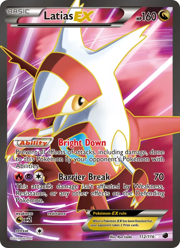 Latias-EX - Plasma Freeze Pokemon Card