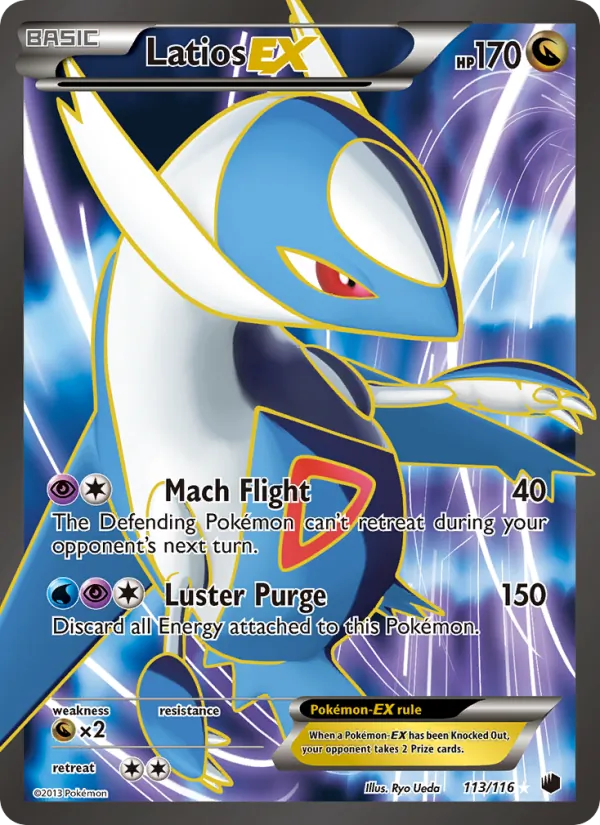 Latios-EX - Plasma Freeze Pokemon Card
