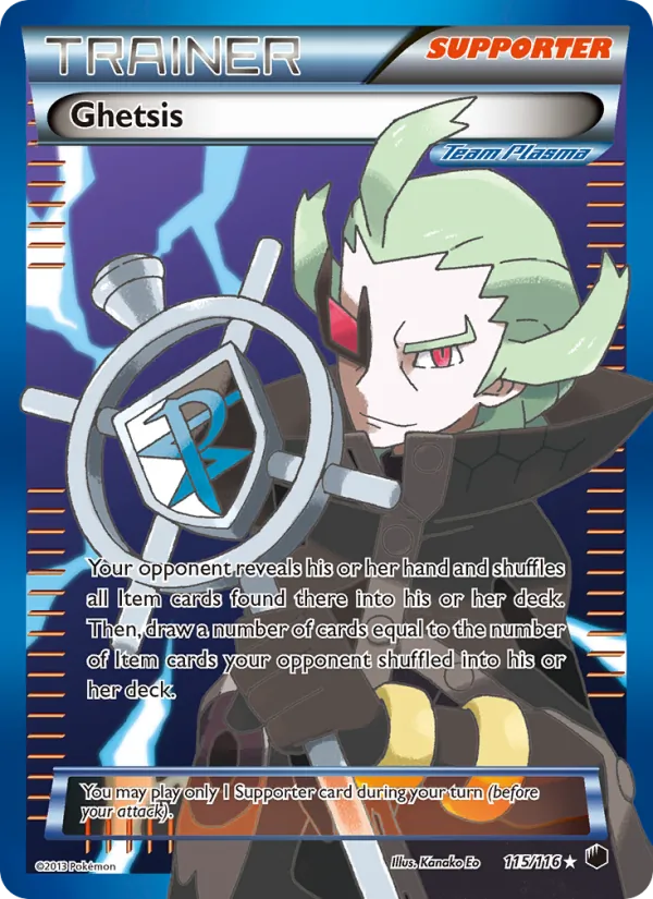 Ghetsis - Plasma Freeze Pokemon Card