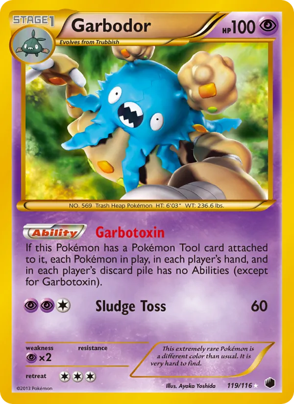 Garbodor - Plasma Freeze Pokemon Card