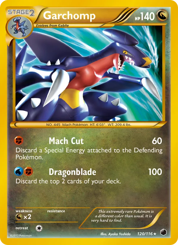 Garchomp - Plasma Freeze Pokemon Card