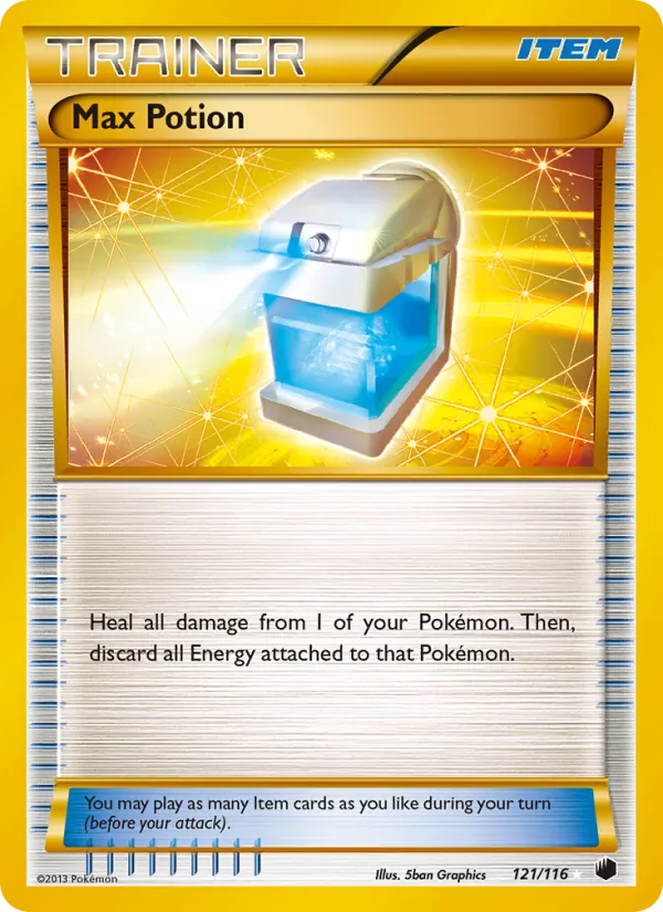 Max Potion - Plasma Freeze Pokemon Card