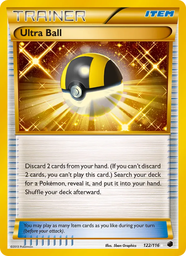 Ultra Ball - Plasma Freeze Pokemon Card