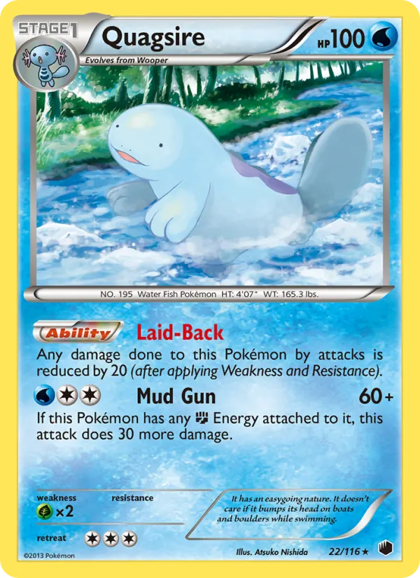 Quagsire - Plasma Freeze Pokemon Card