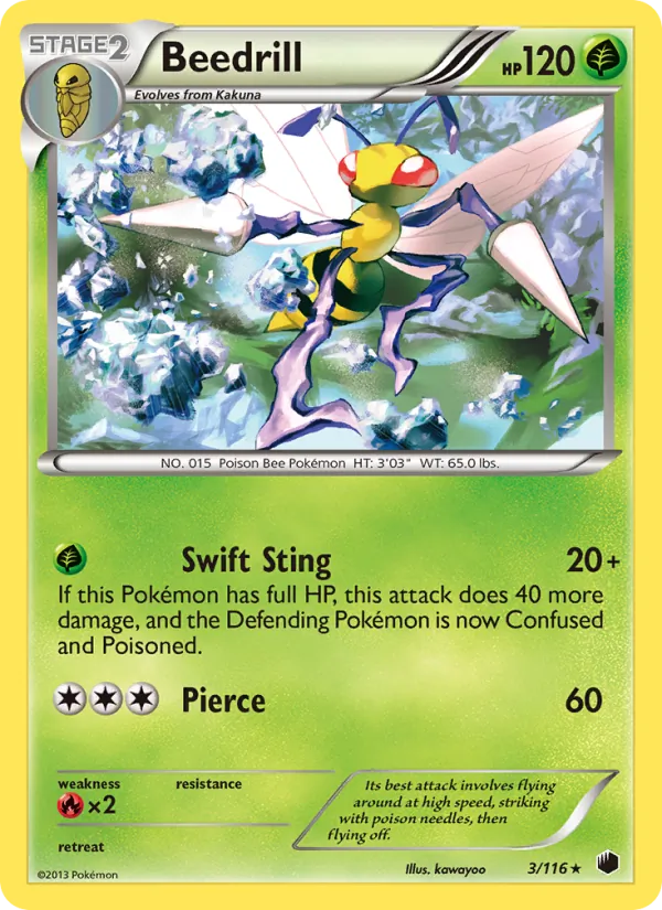 Beedrill - Plasma Freeze Pokemon Card
