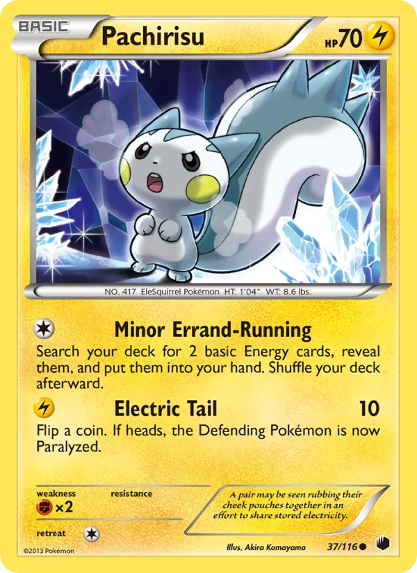 Pachirisu - Plasma Freeze Pokemon Card