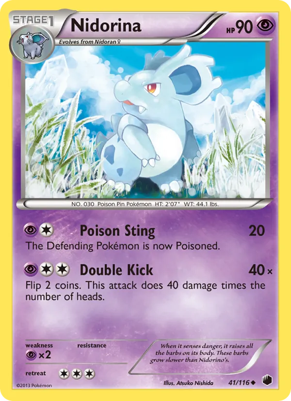 Nidorina - Plasma Freeze Pokemon Card