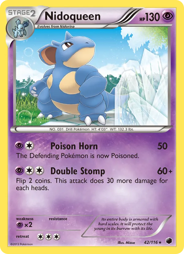 Nidoqueen - Plasma Freeze Pokemon Card