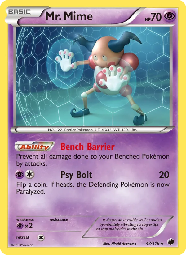 Mr. Mime - Plasma Freeze Pokemon Card
