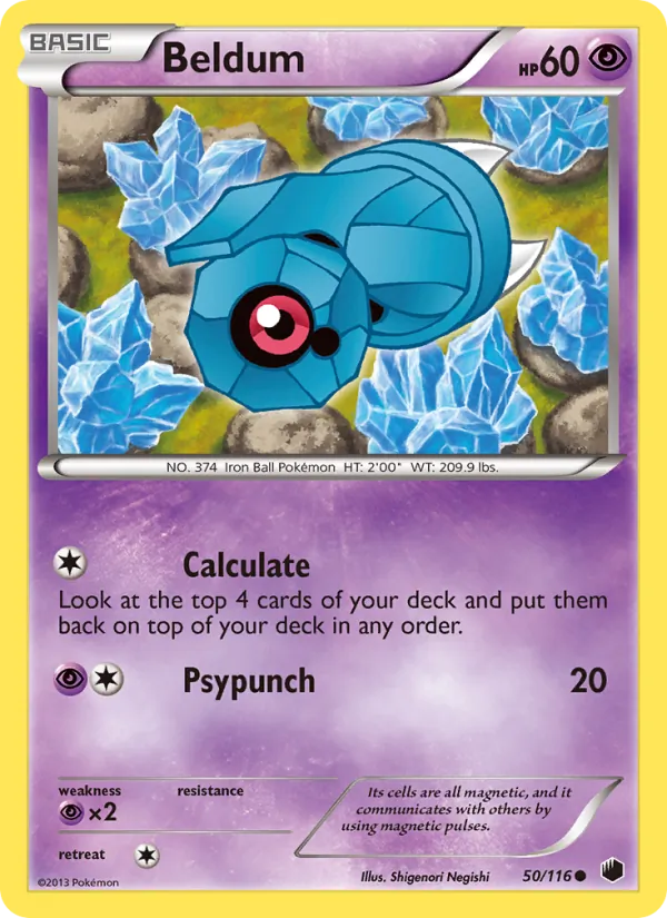 Beldum - Plasma Freeze Pokemon Card