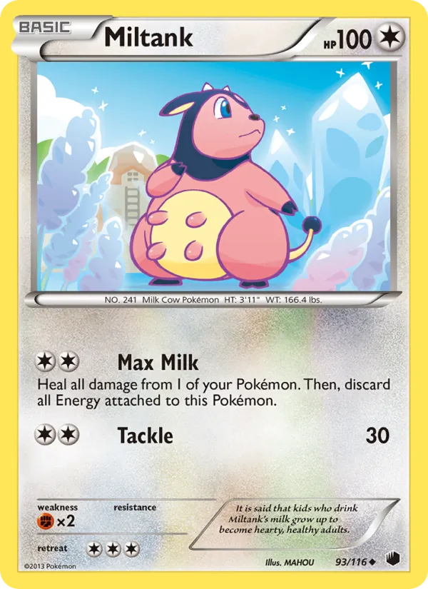 Miltank - Plasma Freeze Pokemon Card