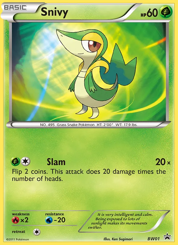 Snivy - BW Black Star Promos Pokemon Card