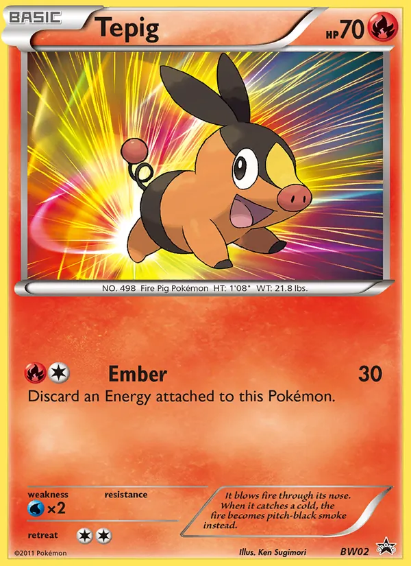 Tepig - BW Black Star Promos Pokemon Card