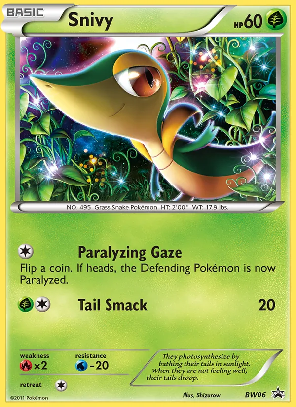 Snivy - BW Black Star Promos Pokemon Card