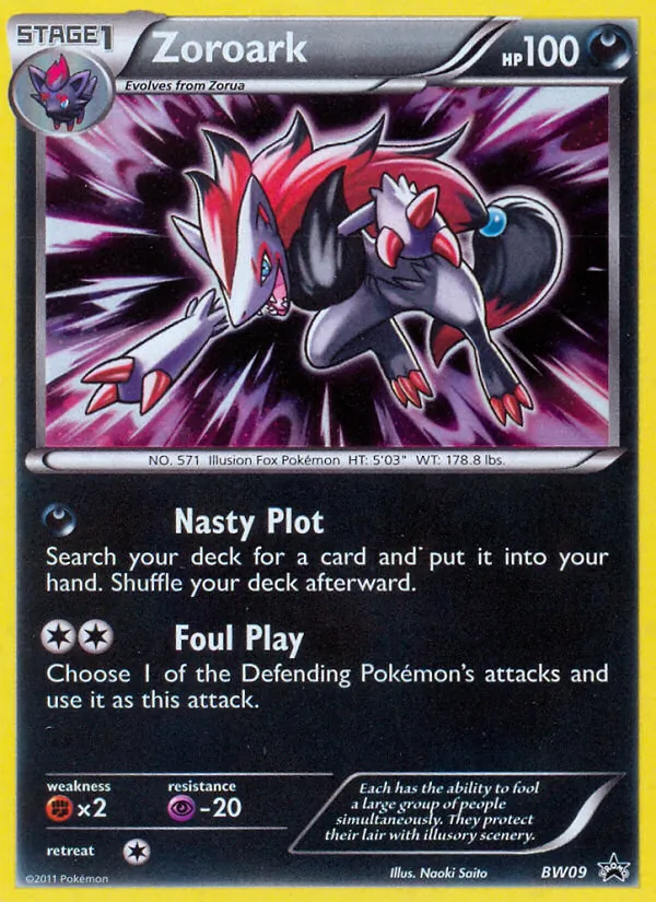 Zoroark - BW Black Star Promos Pokemon Card